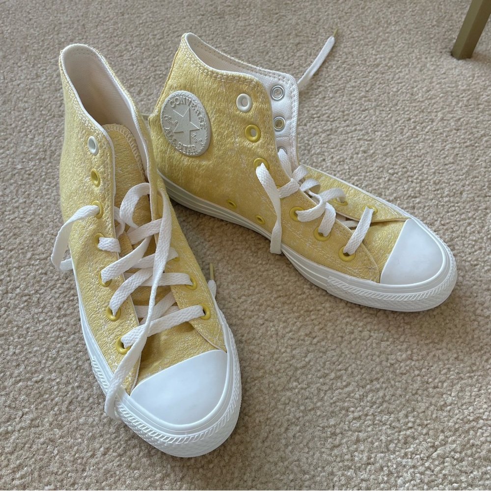 Converse Hi Saturn Gold Yellow